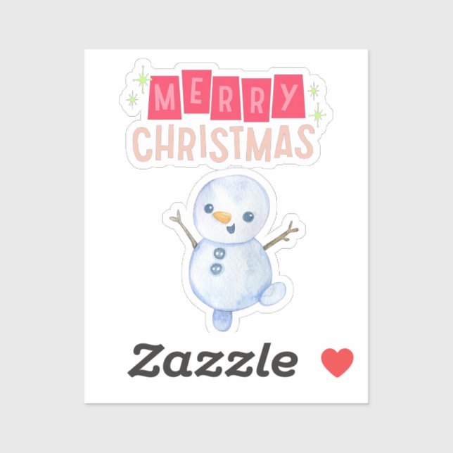 Deck the Halls: Frohe Weihnachtsfeier" Aufkleber (Blatt)