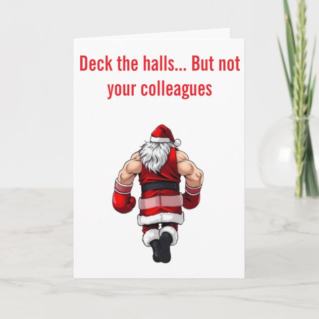 Deck The halls Karte (Vorderseite)
