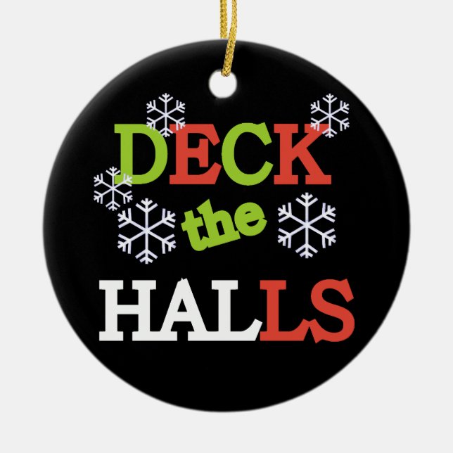 Deck the Halls Keepake Ornament (Vorne)