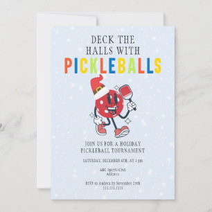 Deck the Halls Pickleball Weihnachtsturnier Einladung
