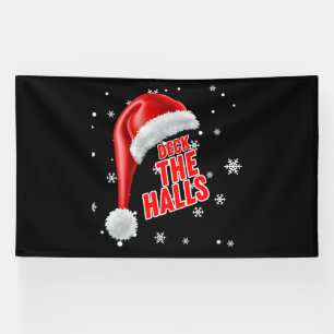 Deck The Halls Schnee Kollektion 6x10 Vinyl Banner