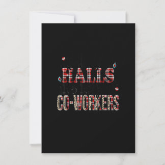 Deck-the-Halls und nicht Ihre Mitarbeiter lustig C Einladung