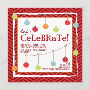 Deck the Halls Weihnachtsfeier Einladung