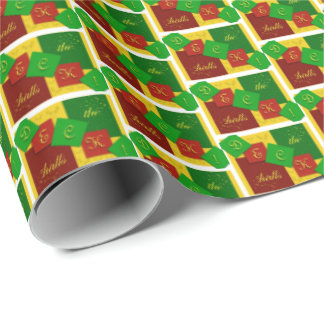 "Deck the Halls" wrapping paper Geschenkpapier