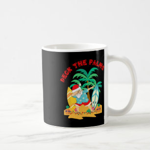 Deck The Palms Dabbing Weihnachtsmann - Xmas Tropi Kaffeetasse