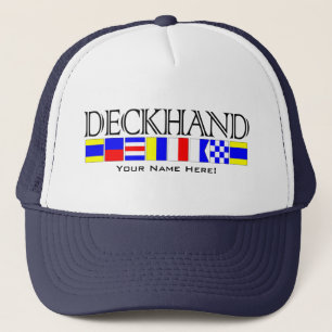 Deckblatt Titel des nautischen Signals Flags Dein Truckerkappe