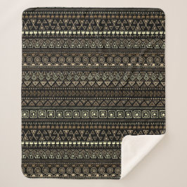 Decke aus mexikanischem Muster Sherpadecke