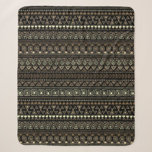 Decke aus mexikanischem Muster Sherpadecke