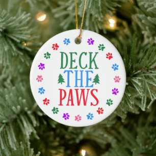 Decke die Paws Weihnachtsschmuck