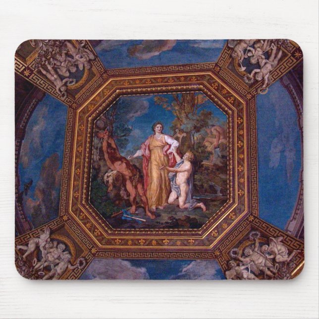 Decke im Vatikan in Rom, Italien Mousepad (Vorne)