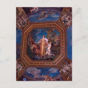 Decke im Vatikan in Rom, Italien Postkarte