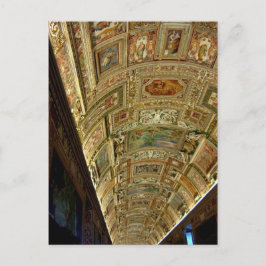 Decke im Vatikan Museum, Rom Italien Postkarte