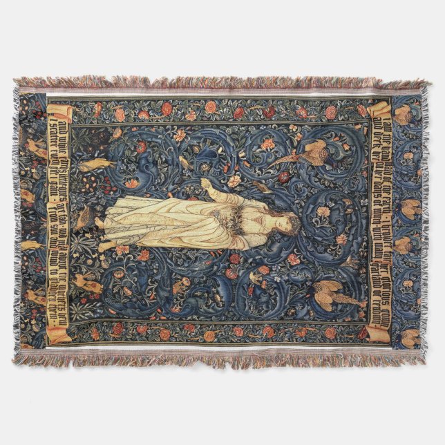 Decke Kunst Nouveau Damen-Birds Morris Floral (Vorderseite)