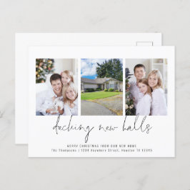 Decke neue Hallen 3 Fotos Moving Christmas Postkarte