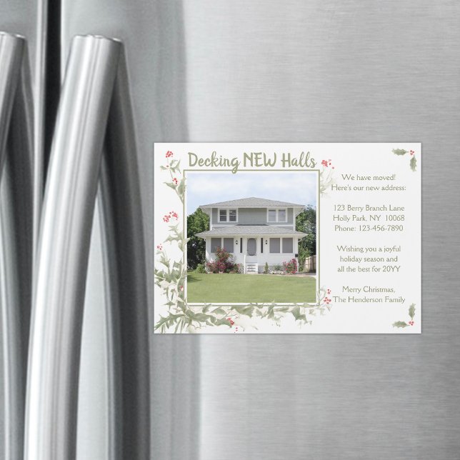 Decke neue Hallen Magnetic wir bewegten Weihnachts Magneteinladung (Von Creator hochgeladen)