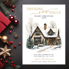 Decke neue Hallen Neue Zuhause Weihnachtsreise Ankündigung