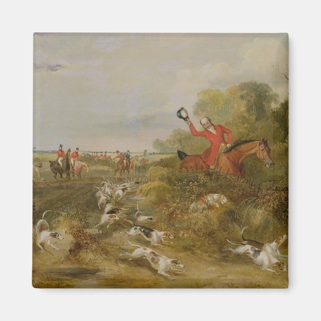 Deckelung der Hunde, Bachelor's Hall, 1836 (Öl auf Magnet (Vorne)