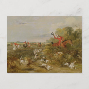 Deckelung der Hunde, Bachelor's Hall, 1836 (Öl auf Postkarte