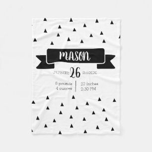 Decken-Babynotfall der Geburtsmitteilung Fleecedecke