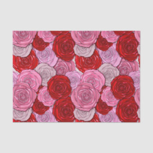 Decken der Rose Seidenpapier