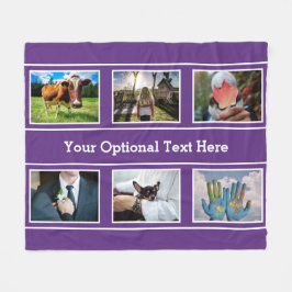 Decken IHRER 6 FOTO- u. TEXT-Fleece