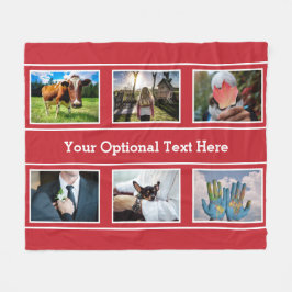 Decken IHRER 6 FOTO- u. TEXT-Fleece