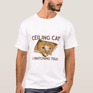 Decken-Katze passt Sie auf! - Besonders T-Shirt