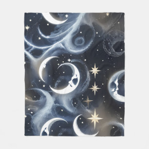 Decken – Platin Silber Himmelsmond Luxus
