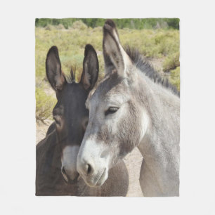 Decken, wilde Burros, Natur, Tiere Fleecedecke