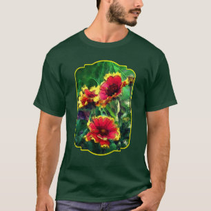 Deckenblumen-Gänseblümchen Aquarell  T-Shirt