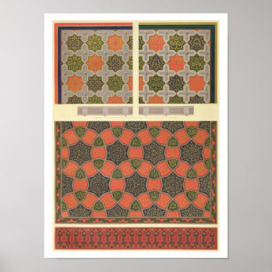 Deckendekoration aus dem Haus von Beyt El-Tchel Poster