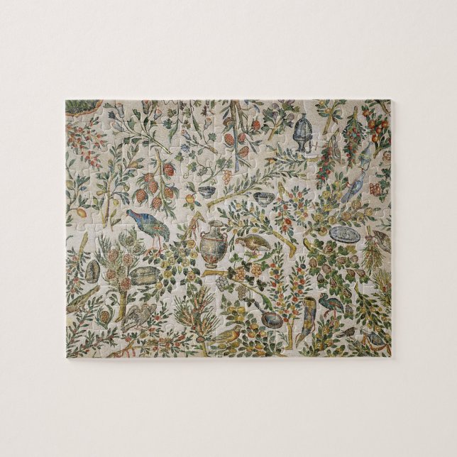 Deckendekoration mit Blumen und Vögeln (Mosaik) Puzzle (Horizontal)