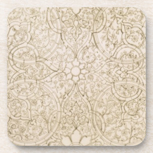 Deckenentwurf für den Perlen-Raum, in Isfahan, für Getränkeuntersetzer