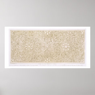 Deckenentwurf für den Perlen-Raum, in Isfahan, für Poster