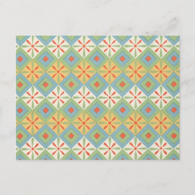 Deckenmalerei aus dem ägyptischen Grab Postkarte (Vorderseite)