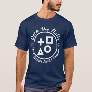 Deckhe Hallen mit Spielen und Konsolen Geschenk T-Shirt