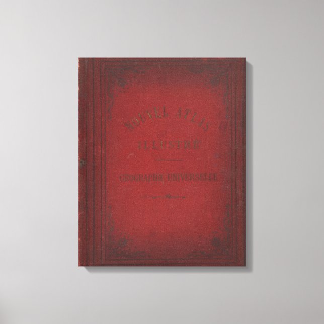 deckt Nouvel Atlas ab Leinwanddruck (Vorderseite)