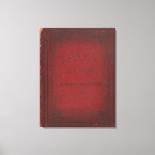 deckt Nouvel Atlas ab Leinwanddruck (Vorderseite)