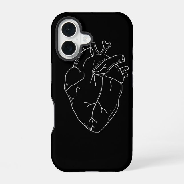 Decktelefon iPhone 16 Hülle (Rückseite)