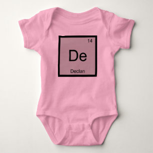 Declan Name Chemie Element Periodensystem Baby Strampler