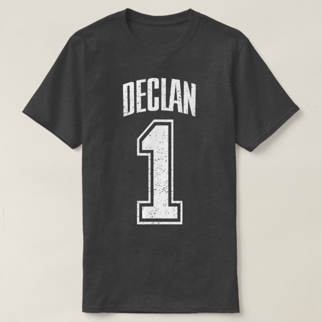 Declan Supporter Number 1 Greatest Fan T-Shirt (Design vorne)