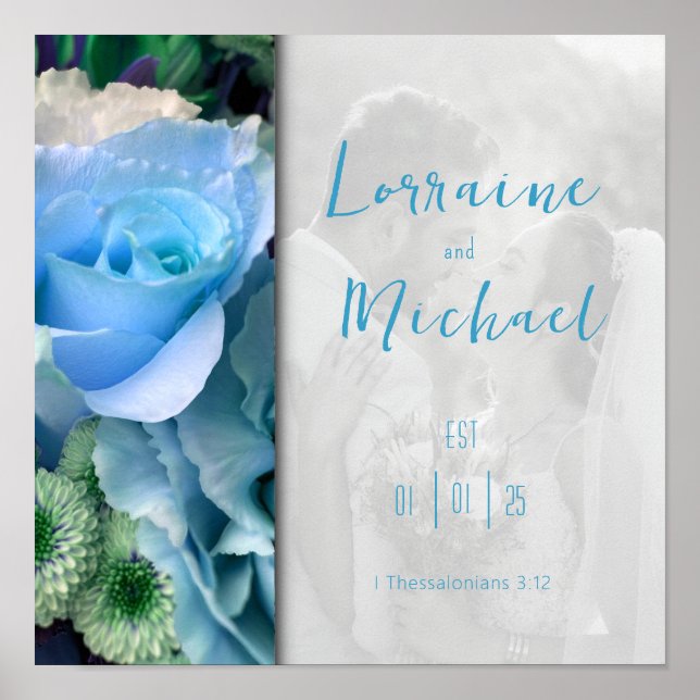 Declaration of Love Blue Picture Poster (Vorne)