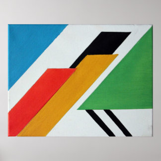 Decó - Abstrakte geometrische Kunst Poster