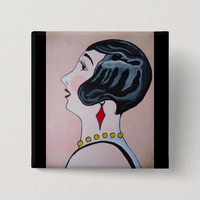 Deco Diva Button (Vorderseite)