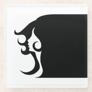 Deco Mod Frau Untersetzer