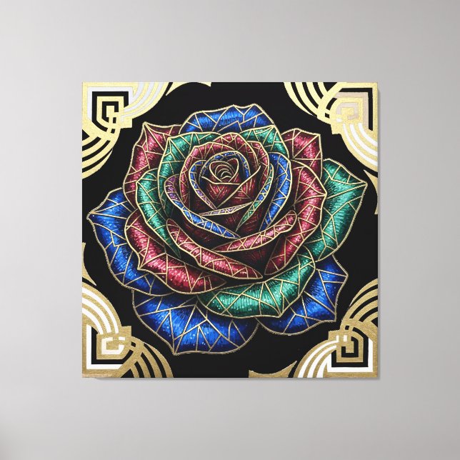Deco-Rose Leinwanddruck (Vorderseite)