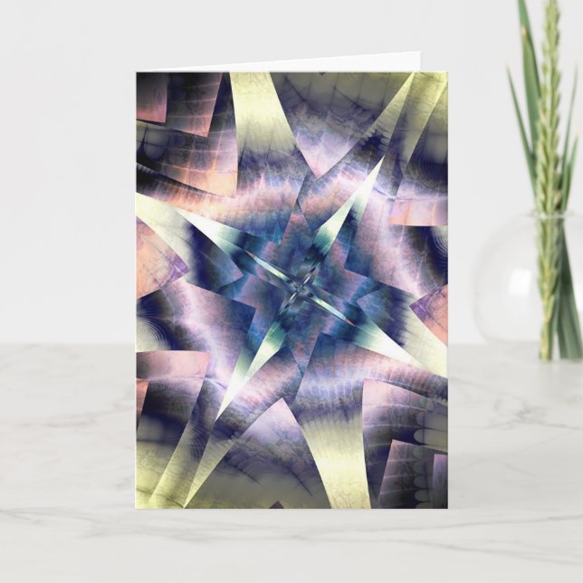 deco star feiertagskarte (Vorderseite)