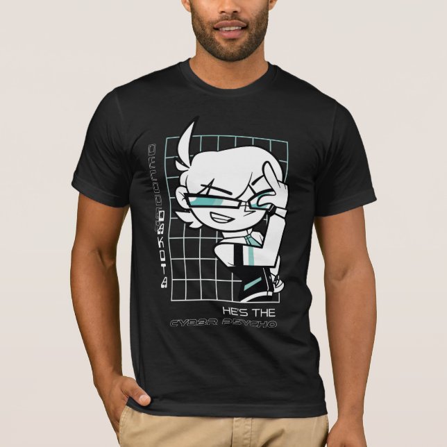 Decoder Dakota | Gitter [schwarz] T-Shirt (Vorderseite)
