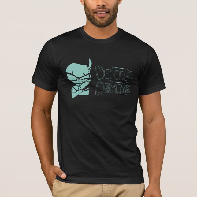 Decoder Dakota Logo [Schwarz] T - Shirt (Vorderseite)