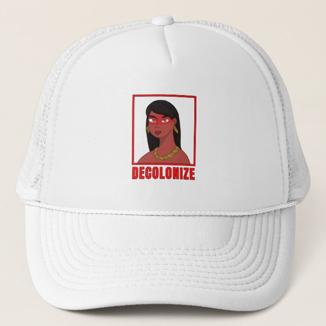 Decolonize Truckerkappe (Vorderseite)